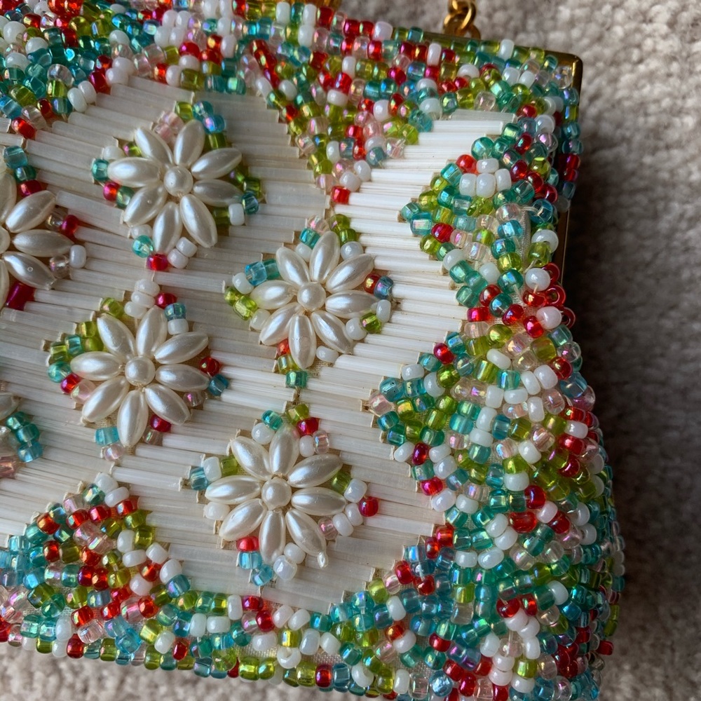 Vintage Beaded Small Purse - Picture 4 of 8